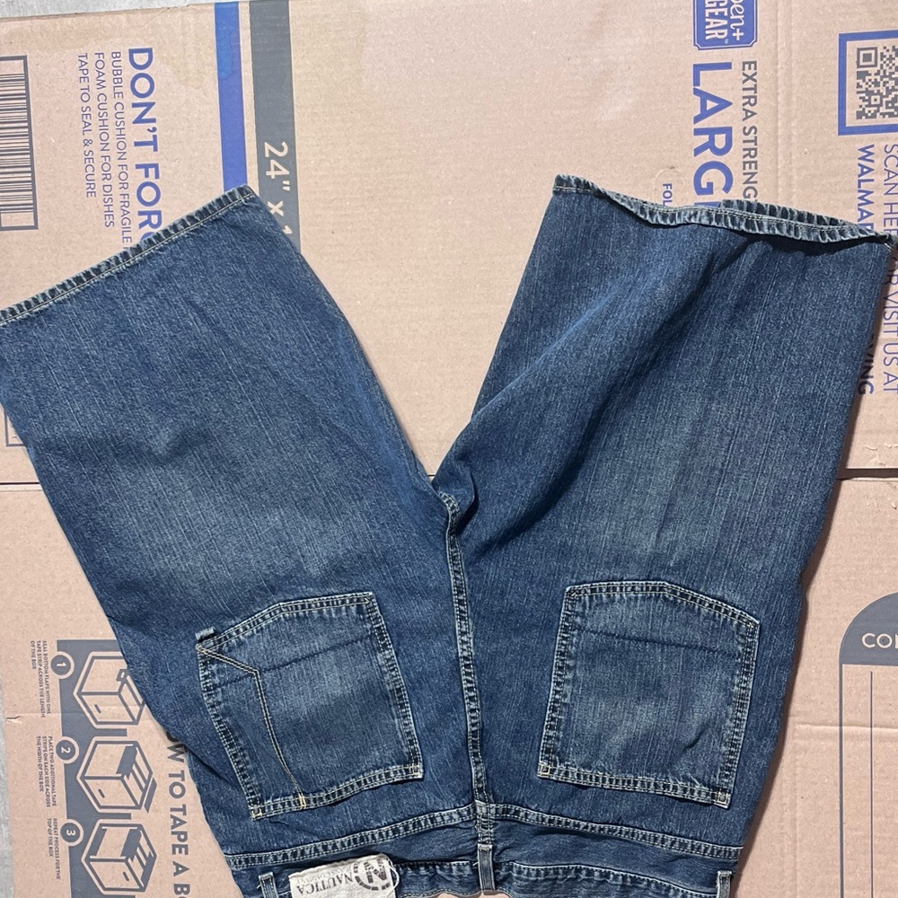 Casual Denim Wide-Leg Pants